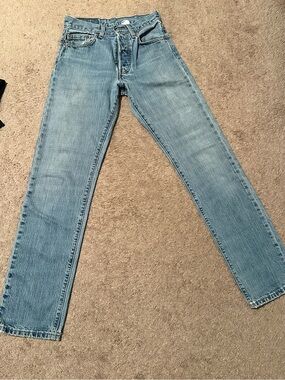Custom Vintage Levi 501s Straight-Leg Jeans